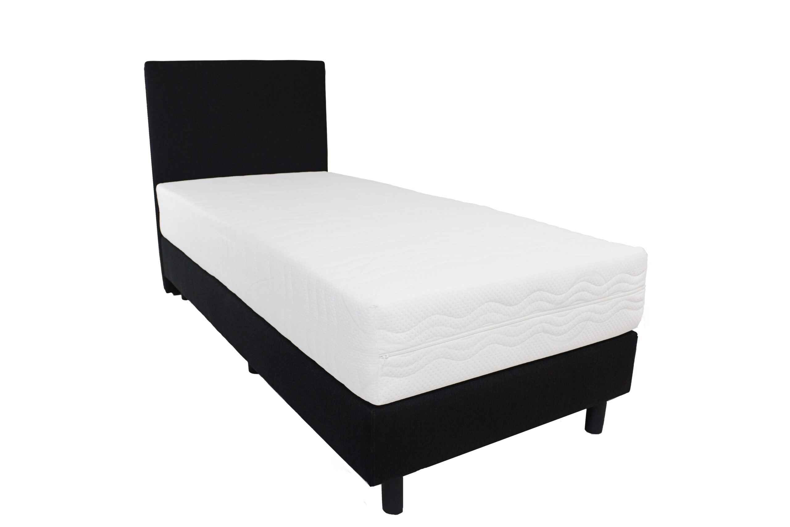 Budget Boxspring 1-Persoons – Zwart Comfort Gold HR55